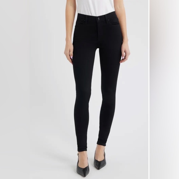Frame Denim Denim - Frame Black Le High Skinny Jeans